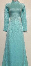 Ao Dai L  a Thai Tuan Vietnamese Dress With Pant - Size : Small