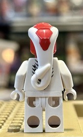 LEGO Ninjago Snappa Minifigure Red & White Snake Ninja 9442 Genuine