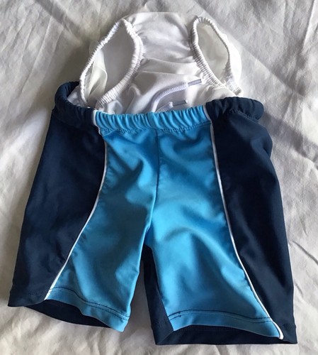 Boys 18-24 Months 2Piece Swimming Shorts Set Navy Blue Summer Holiday Beach Pool - Picture 9 of 17