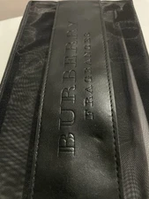 Burberry Fragrances Black Makeup Cosmetics Toiletry Travel Bag  New