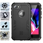 For iPhone 7 & 8 Plus Full Body Waterproof Case With Screen Protector