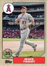 2022 Topps '87 #T87100 Mike Trout Los Angeles Angels