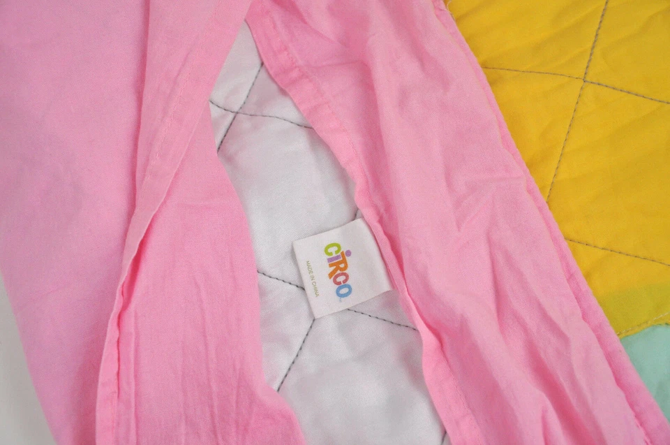 Funda Almohada CIRCO Funda SHAM Rosa NIÑA Azul VERDE Amarillo PUNTOS Círculos Acolchada Foto 3 de 4