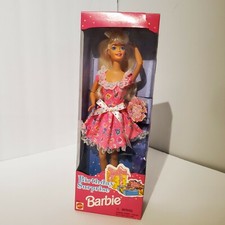 Barbie Birthday Surprise Barbie 1997 NRFB Imperfect Box 16491 Vintage