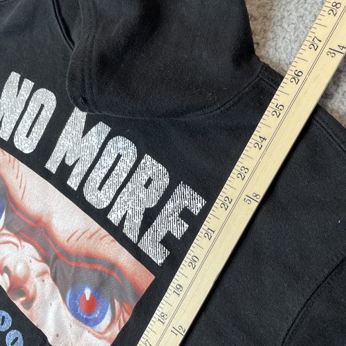 Chucky Hoodie Medium No More Mr Good Guys Wanna Play Black - Picture 4 of 6