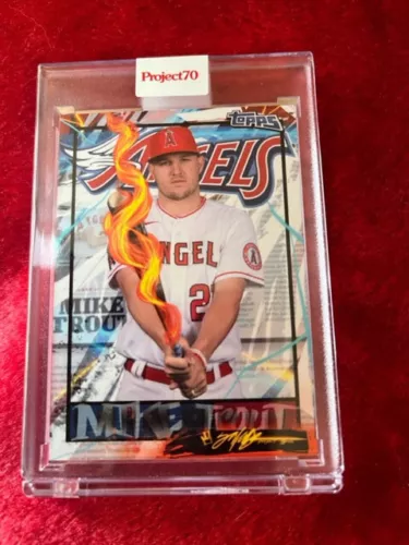 Topps Project 70 2021 Baseball Card #582 Mike Trout by King Saladeen--LAST ONE