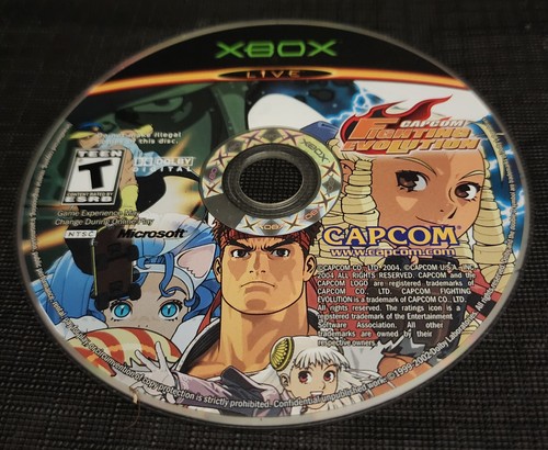 Capcom Fighting Evolution (Microsoft Xbox) con estuche e instrucciones - Imagen 6 de 8