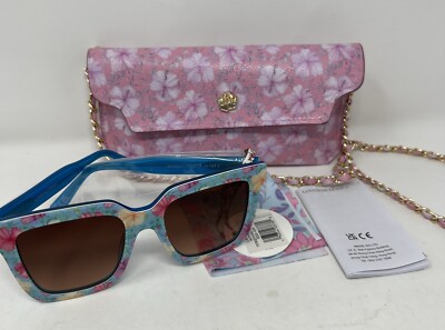 Love Shack Fancy Novella Turquoise Waves Floral Case Cloth  display picture 3