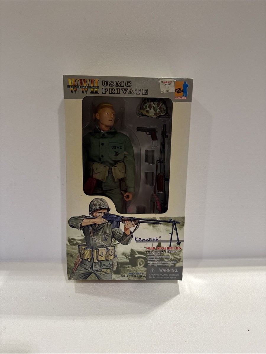 DRAGON WWII IWO JIMA 1945 USMC PRIVATE KENNETH 1/6 SCALE FIGURE