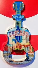 2020 HARD ROCK CAFE CHICAGO COUNTRY COLORS BOTTLE OPENER GUITAR MAGNET V20
