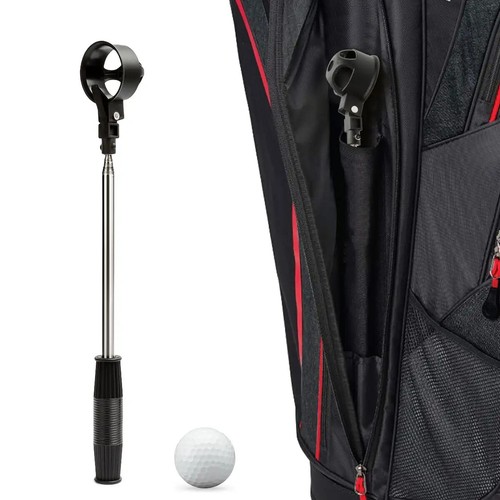 Tige télescopique portable en acier inoxydable balle de golf pick-up scoop neuf - Photo 1 sur 11