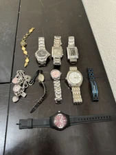 Lot of 10 Mixed New Watches some needs repair some need battery  - 10 Pieces