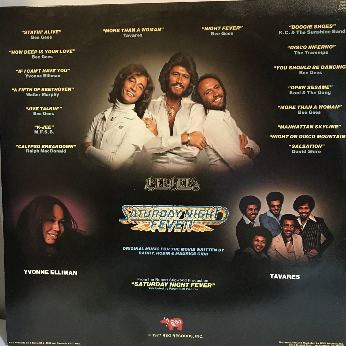 Saturday Night Fever 1977 2LP RS-2-4001 Bee Gees Vinyl 2LP Record