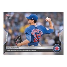 Kyle Hendricks Chicago Cubs 2022 MLB TOPPS NOW Card 157 Presale ONLY 370 PR