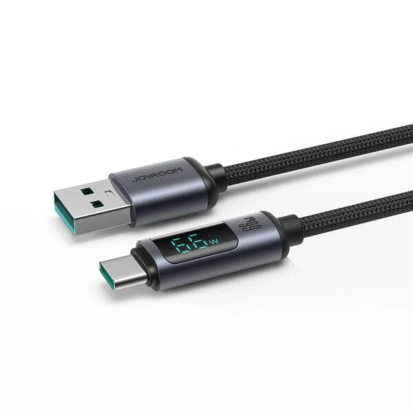Joyroom Prism Series A16 USB-C/USB-A 66W Kabel mit LED-Anzeige 1.2m - Bild 2 von 4