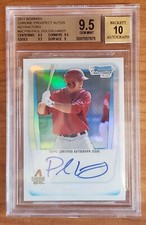 2011 Bowman Chrome Paul Goldschmidt Auto Refractor BGS 9.5/10 Gem Mint MVP Year?