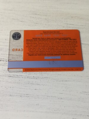 Starbucks 2002 USA Collectible Vespa Gift Card New Never Used | eBay