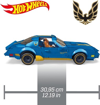 未開封美品 Hot Wheels ポンティアック ファイヤーバード MEGA Mega Hot Wheels '77 Pontiac Firebird Mattel 843 Pieces with 1