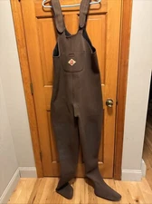 Red Ball XL XLK Neoprene Insulated Chest Waders Stocking Foot Adjustable Straps