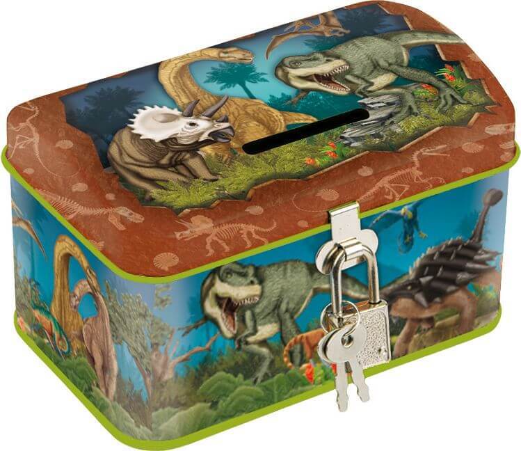 Spardose Dinosaurier, Ab 3 Jahren.