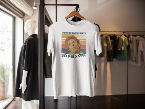 DROP DEAD FRED INSPIRED T SHIRT WE'RE GROWN UPS NOW FUNNY RIK MAYALL ADULTS KIDS - 第 1/5 張圖片
