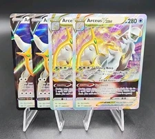 Pokemon 2x Arceus V SWSH306 & 2x VSTAR SWSH307 Trainers Toolkit 2023 NM