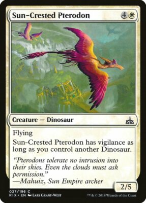 4 Sun-Crested Pterodon 4x x4 - NM - Rivals of Ixalan - SPARROW MAGIC mtg