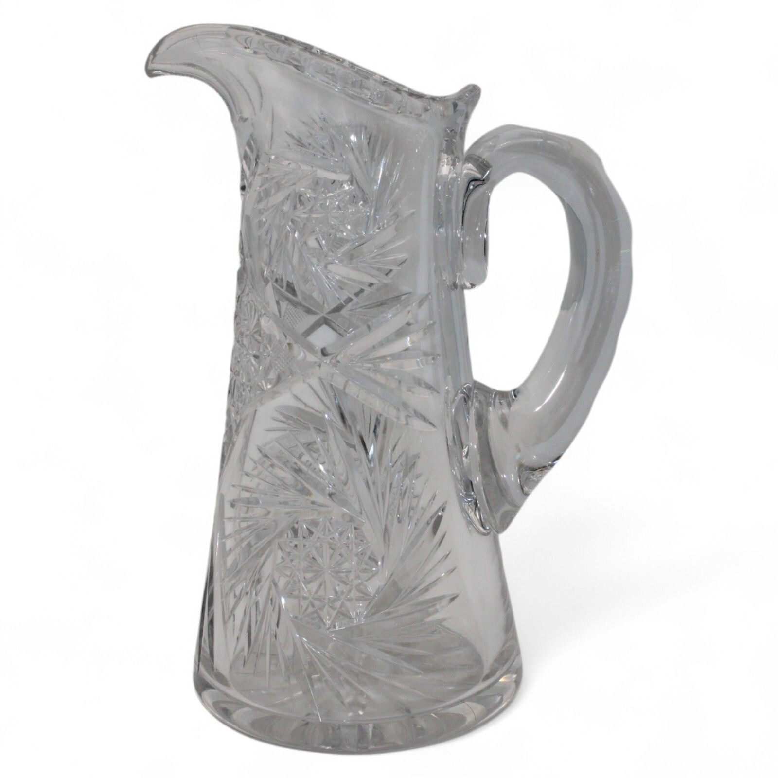 Vintage Waterford Crystal Pitcher with Elegant Cut Glass Details