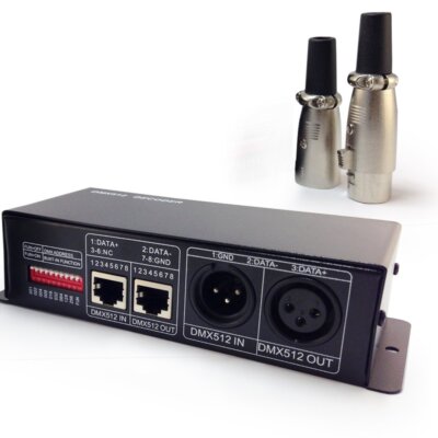 TORCHSTAR 3 Channels DMX-512 Decoder Converter for RGB LED Lamp Light - Multi-Fu