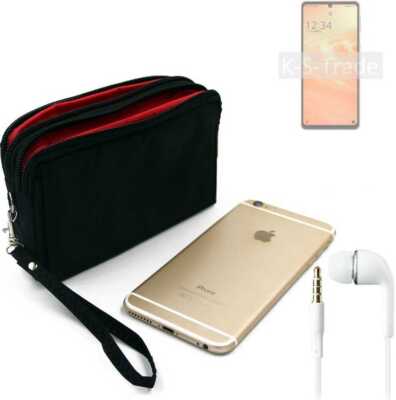 Travelbag Schutzhülle für Sharp Aquos Sense6s Smartphones + headphones Smartph