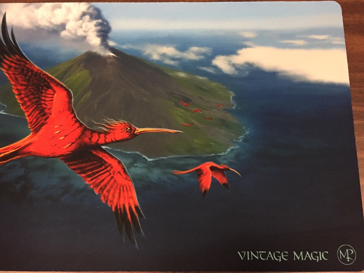 MTG 極楽鳥 Mark Poole プレイマット Birds of Paradise - Mark Poole - Embroidered - MTG Playmat