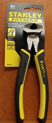 NEW Plier End Cut 6-1/2in Maxsteel, No 89-875,  Stanley Consumer Tools FATMAX