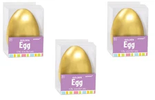 Golden Egg Hunt Gold Easter Egg Fillable Easter Egg Hunts Kids Games Activity x3