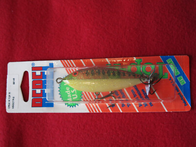 Rebel Crank-R-TOP Clear Metallic Flake 2 3/4'' Topwater/Surface 3/8 Fishin Lure