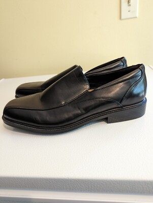 Croft Barrow Ortholite Men's Shoes Size 12M Slip On Black Loafers
