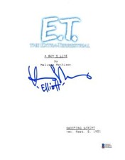 HENRY THOMAS SIGNED E.T. SCRIPT AUTHENTIC AUTOGRAPH EXACT PROOF BECKETT COA