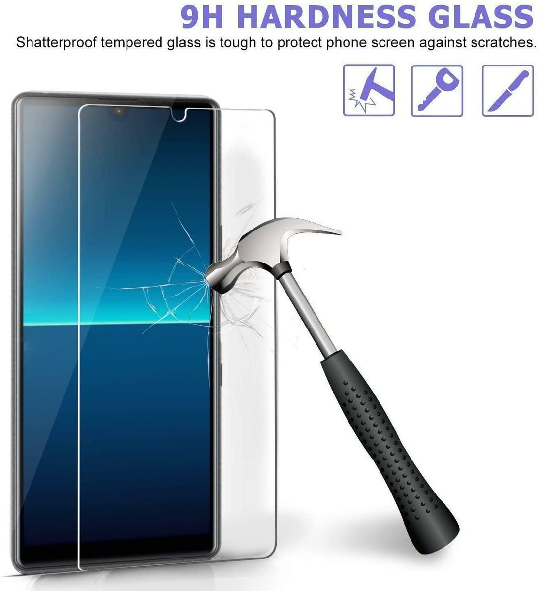 6x Film Protection écran Sony Xperia L4 (Arrière) - Transparent Clair - Marque Savvies