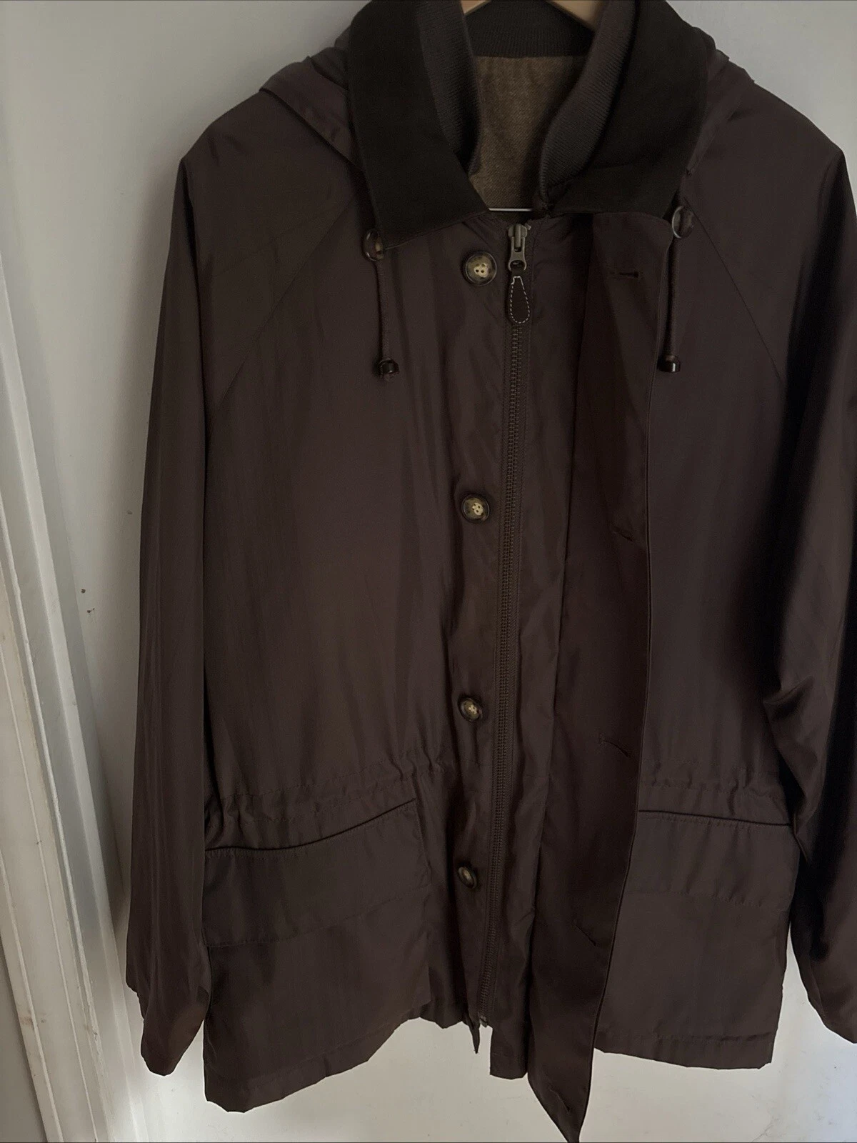 Daniel Cremieux All WeatherCoat With Removable vest Size Large NWOT! Cabincore