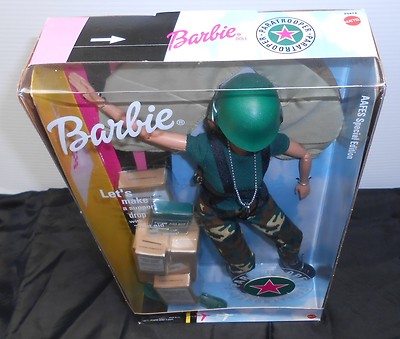 PARATROOPER BARBIE DOLL, AAFES ED. 29474, ORIGINAL 2000, NEW