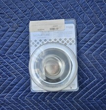 SIGNATURE HARDWARE Brass Disposal Flange  Stopper in Polished Chrome