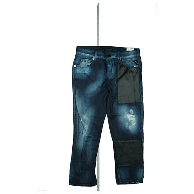 Replay Gracelly Damen Boyfriend Jeans Hose Patchwork  27 destroyed used Blau NEU