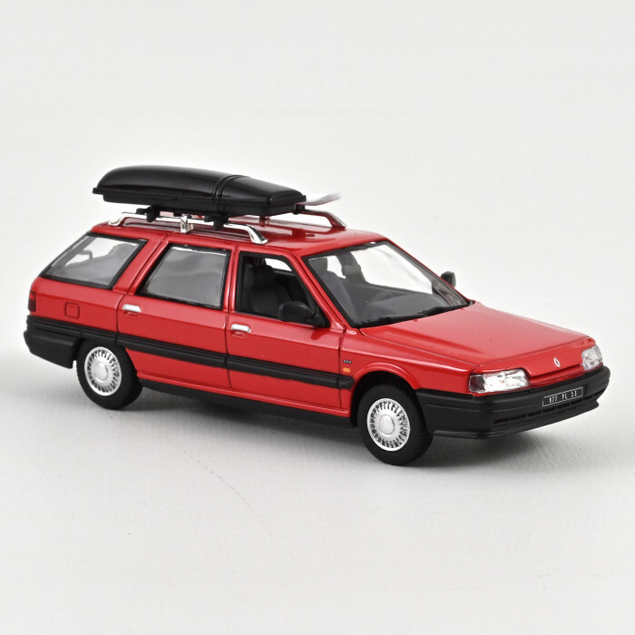 Renault 21 Nevada 1989 Norev 1/43 miniature de collection rouge avec accessoires