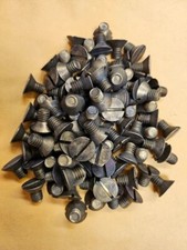 5/16-18 x 1/2" Machine Screws Flat Head Slotted SOLID BRASS MADE IN USA (50pcs)