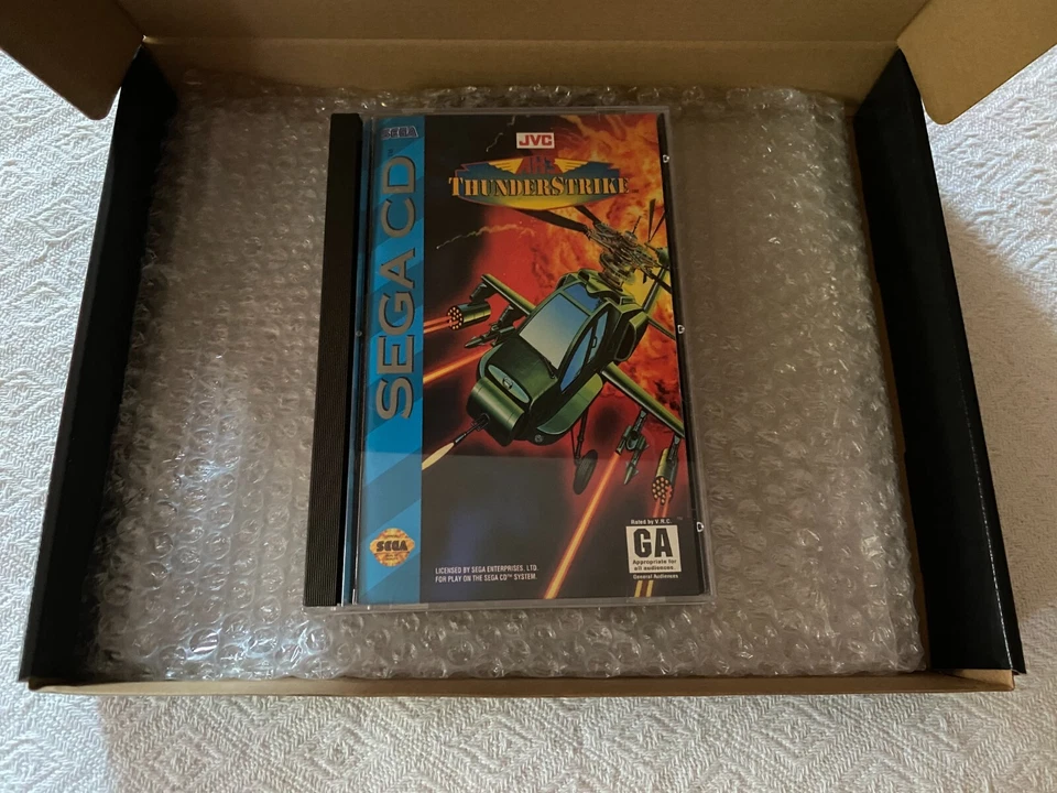 AH3 Thunderstrike Sega CD - NTSC-U/C USA VGC CIB - High Quality Packing - Image 2 of 4