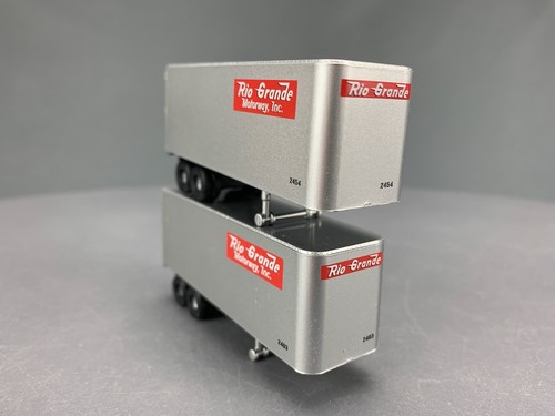 HO Athearn 92488 TWO Rio Grande Motorway Piggy Back Trailers HO5983 - Picture 4 of 5