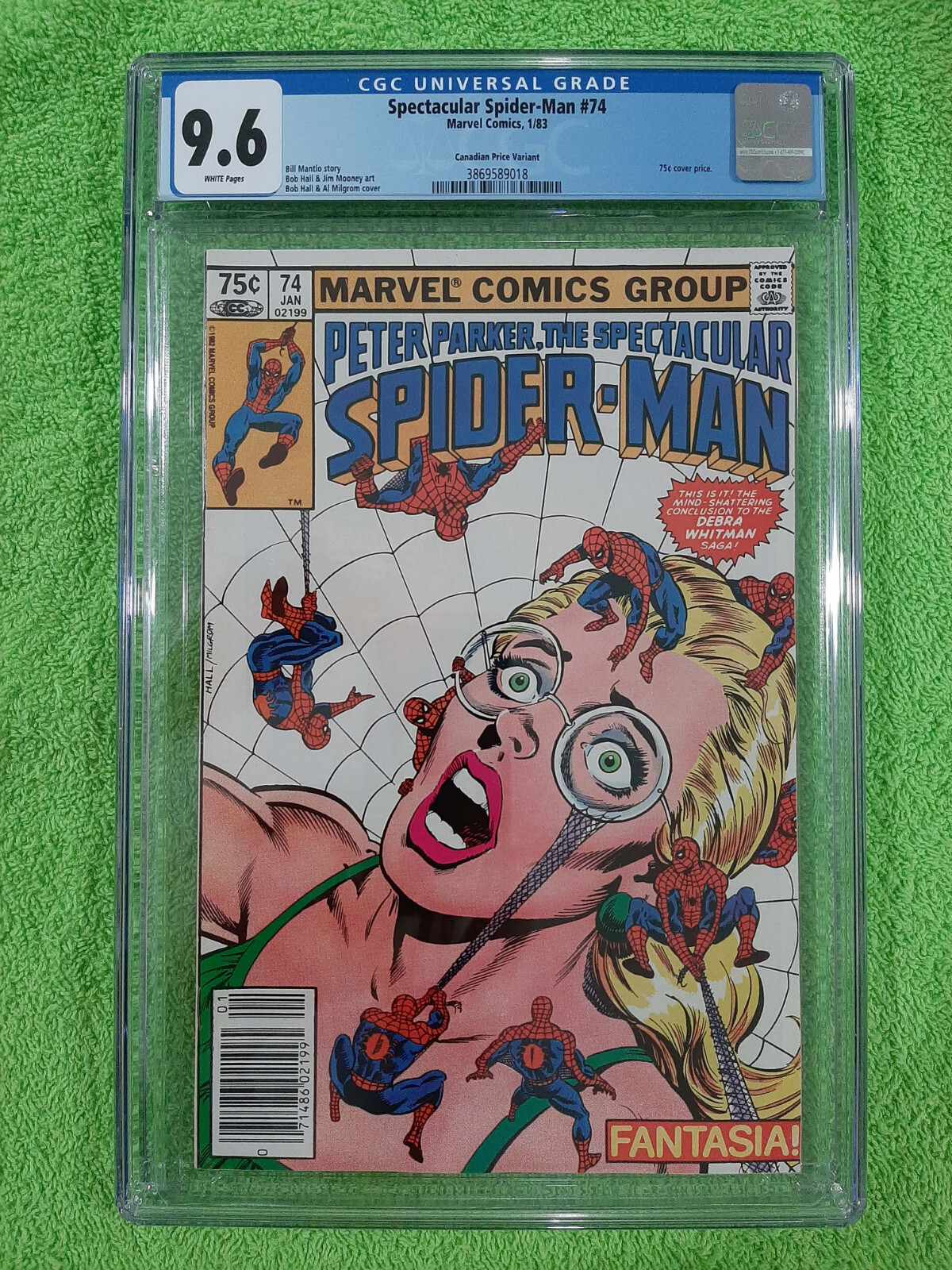 PETER PARKER SPECTACULAR SPIDERMAN 74 CGC 9.6 Canadian Price Variant