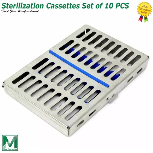 Dental Sterilization Cassette Rack Tray Stainless Steel Autoclave 5, 7, 10 Tool - Picture 14 of 15