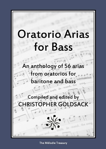 Thumbnail - Christopher Goldsack Oratorio Arias For Bass (taschenbuch)