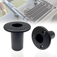 Folding Pontoon Ladders Insert Plugs - 1" Boat Yacht Hook Extra Cup Mount Acc...