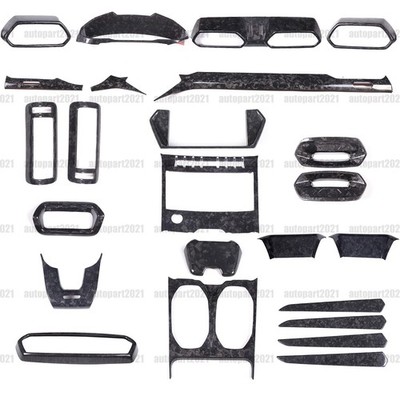 Forged Real Carbon fiber Interior Center Trim Kit Set For Lamborghini URUS 18-23